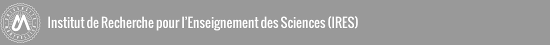 Institut de recherche pour l’enseignement des Sciences Logo